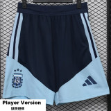 26-27 Argentina Royal blue Player Version Training Shorts Pants (球员短裤)