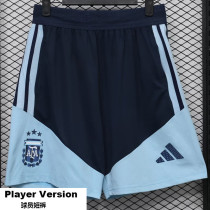 26-27 Argentina Royal blue Player Version Training Shorts Pants (球员短裤)