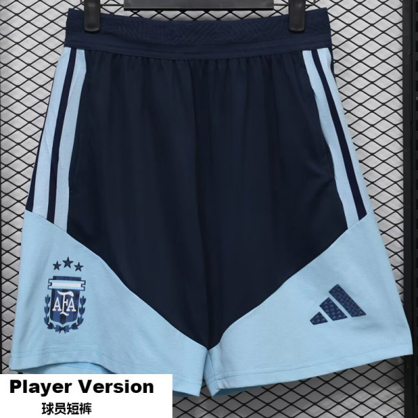 26-27 Argentina Royal blue Player Version Training Shorts Pants (球员短裤)