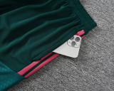 26-27 RMA White green Tank top and shorts suit