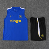 26-27 CHE Fancy blue Tank top and shorts suit