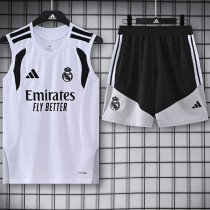 26-27 RMA White grey Tank top and shorts suit