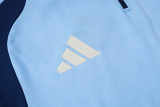 26-27 Ajax Light blue Half Pull Tracksuit #B26103(半拉链)