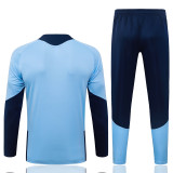26-27 Ajax Light blue Half Pull Tracksuit #B26103(半拉链)