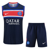 26-27 PSG Royal blue Tank top and shorts suit