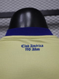 26-27 Club America 110th Anniversary Yellow Player Version Soccer Jersey