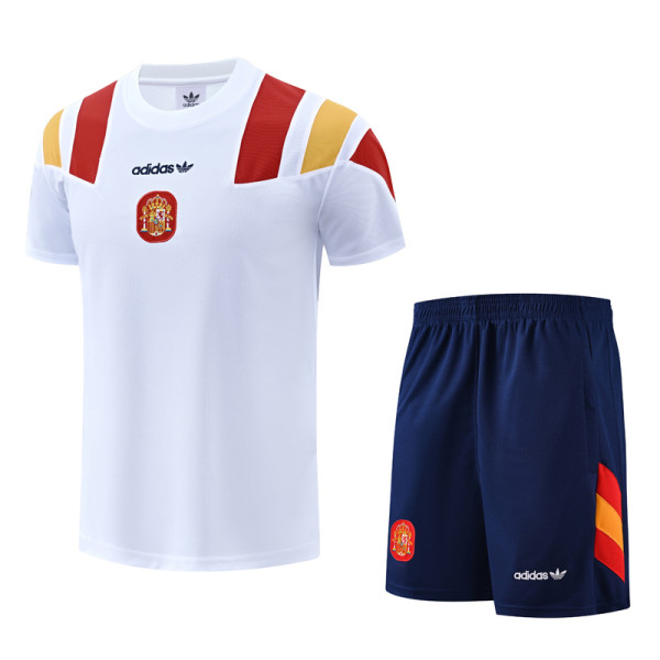 26-27 Spain White Training Short Suit