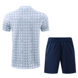 26-27 INT White Training Short Suit
