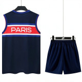26-27 PSG Royal blue Tank top and shorts suit