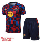 26-27 BAR Red Blue Player Version Training Short Suit (球员短套装)
