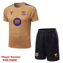 26-27 BAR Mud Yellow Player Version Training Short Suit (球员短套装)