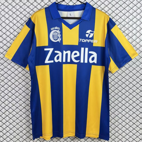 1989-1991 Rosario Central Home Retro Soccer Jersey