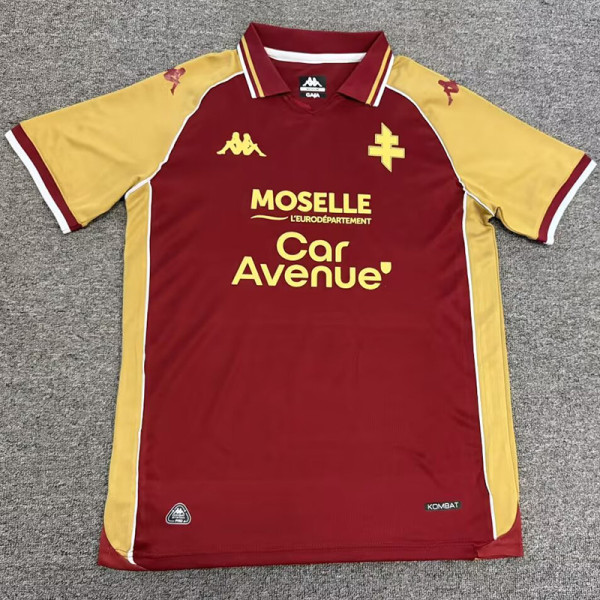 26-27 Metz Home Fans Soccer Jersey