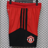 26-27 Man Utd Red Black Player Version Training Shorts Pants (球员短裤)