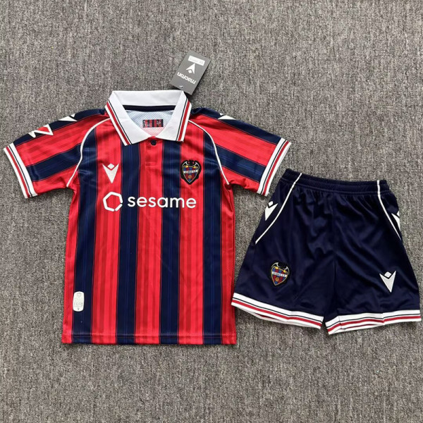 26-27 Levante UD Home Kids Soccer Jersey