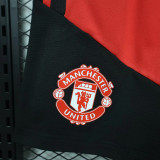 26-27 Man Utd Red Black Player Version Training Shorts Pants (球员短裤)