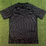 26-27 ARS Black Goalkeeper Fans Soccer Jersey (荧光绿广告)