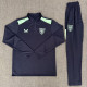 26-27 Bilbao Royal blue Half Pull Tracksuit (Pants Have Pocket)(半拉链)
