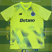 26-27 Porto Fluorescent Yellow Goalkeeper Soccer Jersey