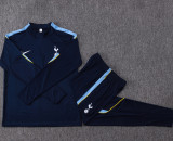 26-27 TOT Royal blue Half Pull Tracksuit #B26108(半拉链)