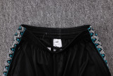 26-27 Marseille Black Half Pull Tracksuit #B26107(半拉链)