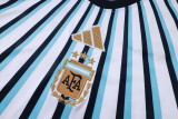 26-27 Argentina White Blue Tank top and shorts suit #D26089