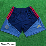 26-27 Bayern Blue Grey Player Version Training Shorts Pants (球员短裤)