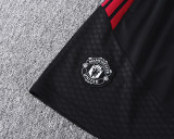 26-27 Man Utd Black Training Short Suit