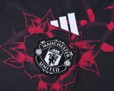 26-27 Man Utd Black Tank top and shorts suit