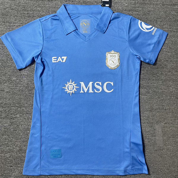 26-27 Napoli Home Women Soccer Jersey (女)