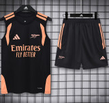 26-27 ARS Black Tank top and shorts suit