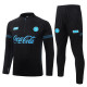 26-27 Napoli Black Half Pull Tracksuit #B26114(半拉链)