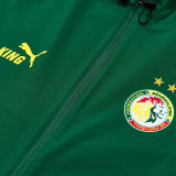26-27 Senegal Green Windbreaker Suit (Hoodie)(风衣套装)