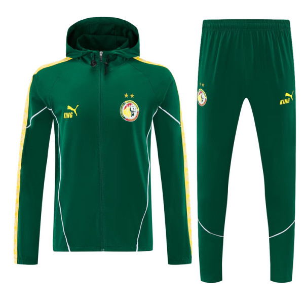 26-27 Senegal Green Windbreaker Suit (Hoodie)(风衣套装)