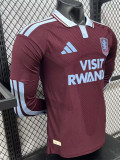 26-27 Aston Villa Home Long Sleeve Player Version Soccer Jersey (长袖球员)