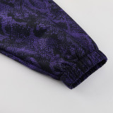 26-27 BAR Purple Windbreaker Suit (Hoodie)(风衣套装)