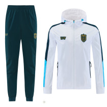 26-27 Napoli White Windbreaker Suit (Hoodie)(风衣套装)
