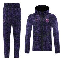 26-27 BAR Purple Windbreaker Suit (Hoodie)(风衣套装)