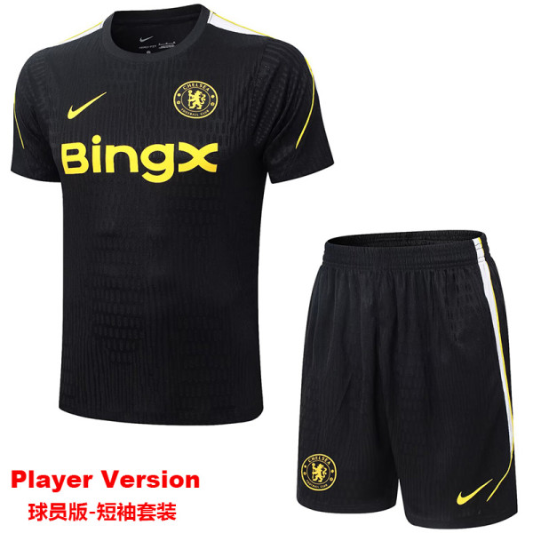 26-27 CHE Black Player Version Training Short Suit (球员短套装)