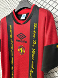 26-27 Man Utd Red Black Casual Training Shirts