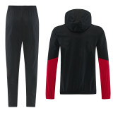 26-27 Man Utd Black Windbreaker Suit (Hoodie)(风衣套装)