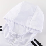 26-27 LIV White Windbreaker Suit (Hoodie)(风衣套装)