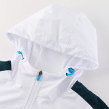 26-27 Napoli White Windbreaker Suit (Hoodie)(风衣套装)
