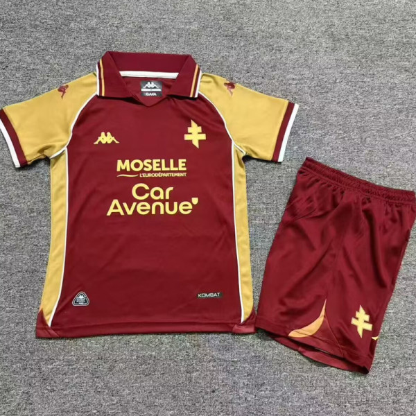 26-27 Metz Home Kids Soccer Jersey