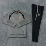 26-27 Man City Grey Jacket Tracksuit