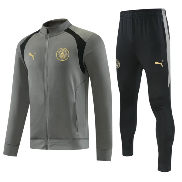 26-27 Man City Grey Jacket Tracksuit