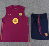 26-27 BAR Brown Red Tank top and shorts suit