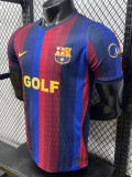 26-27 BAR Home Joint Edition  Player Version Soccer Jersey (GOLF)