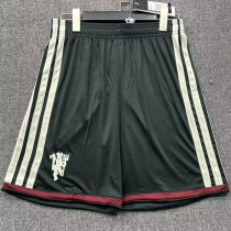 26-27 Man Utd Third Black Shorts Pants