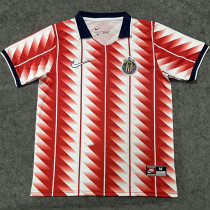 26-27 Chivas Guadalajara Red White Casual Edition Fans Soccer Jersey